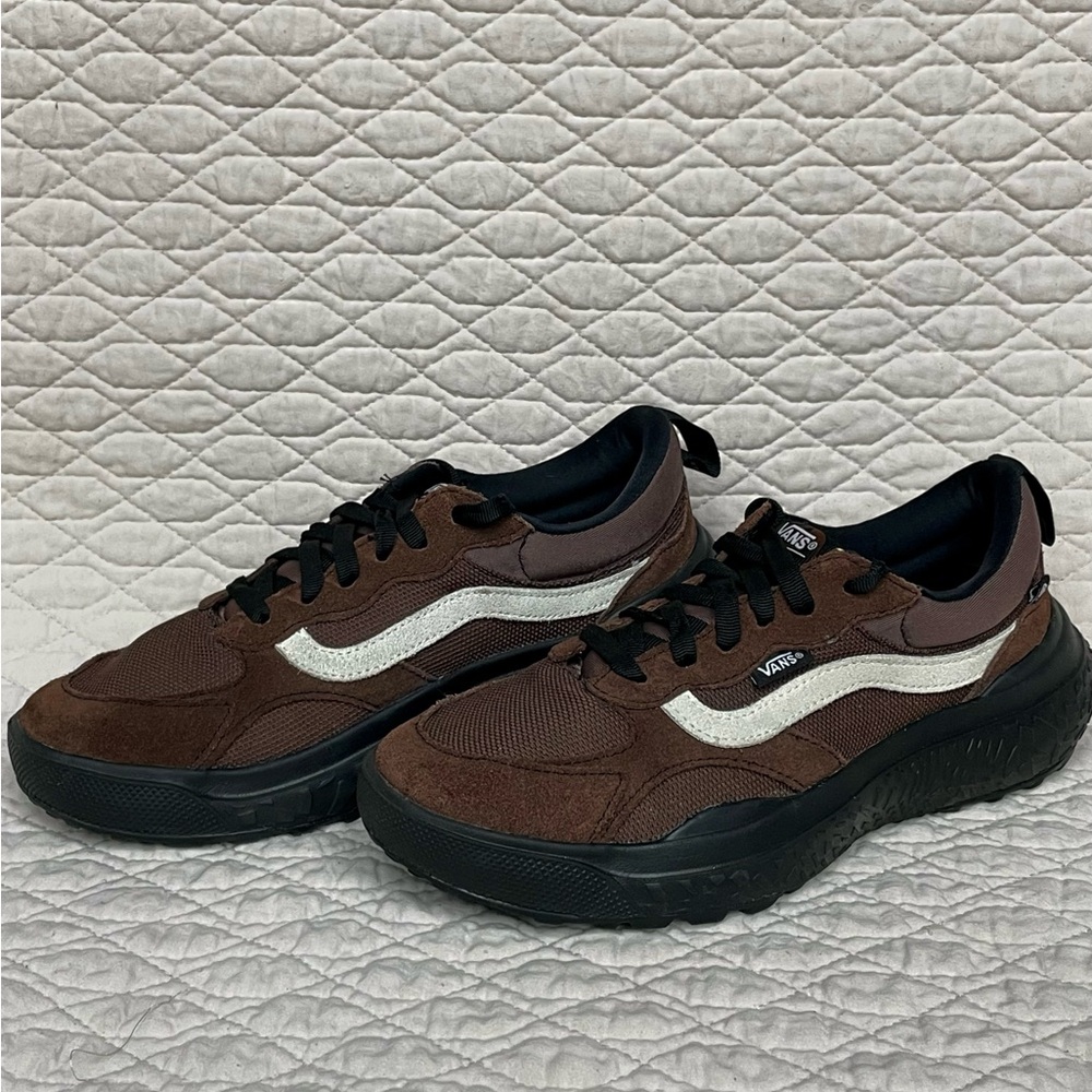 Brown and Black Vans Neo VR3 Sneakers